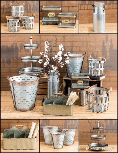 galvanized metal houses decor|farmhouse galvanized metal basket.